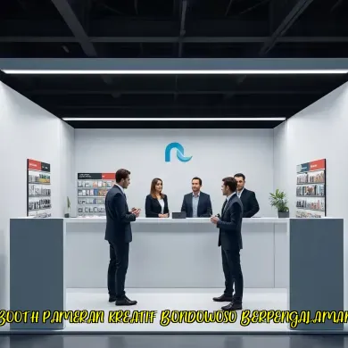 booth pameran kreatif bondowoso berpengalaman